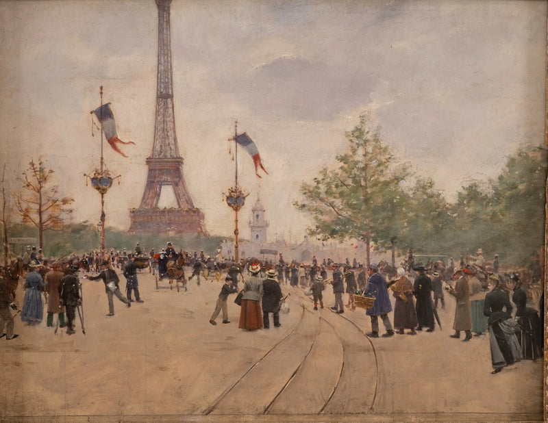 Entrada de la Exposición Universal de 1889 - Jean Béraud