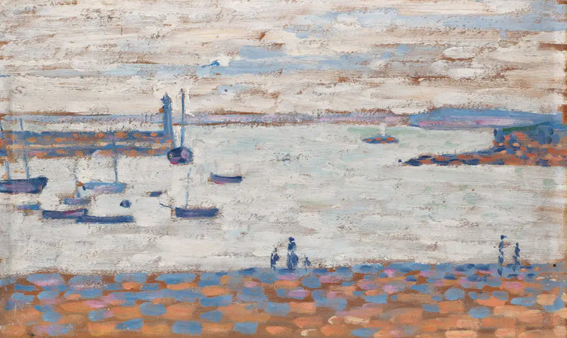 Entrada de puerto, Portrieux - Paul Signac