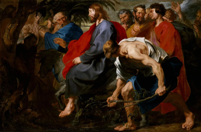Entrada de Cristo en Jerusalén - Antoine van Dyck