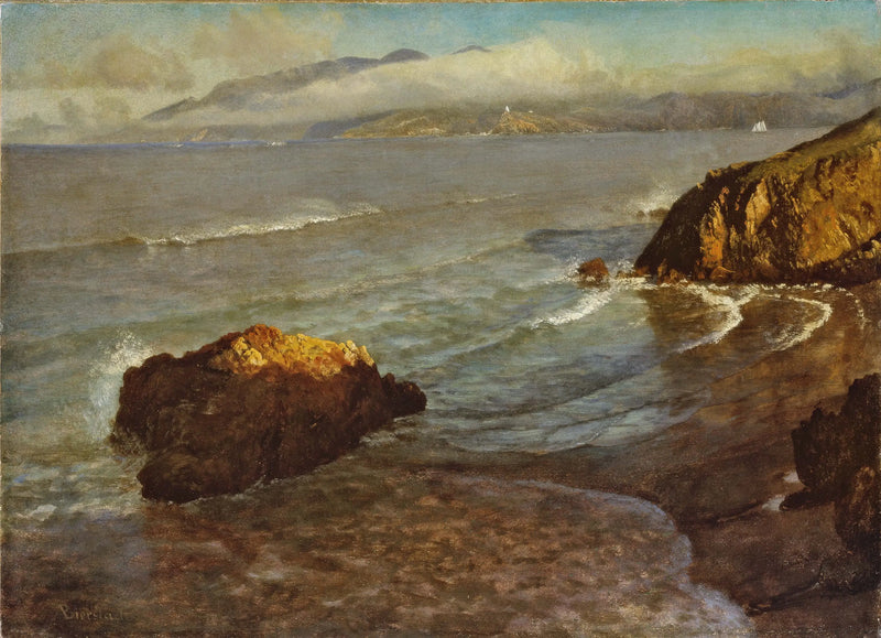 Entrada del Golden Gate - Albert Bierstadt