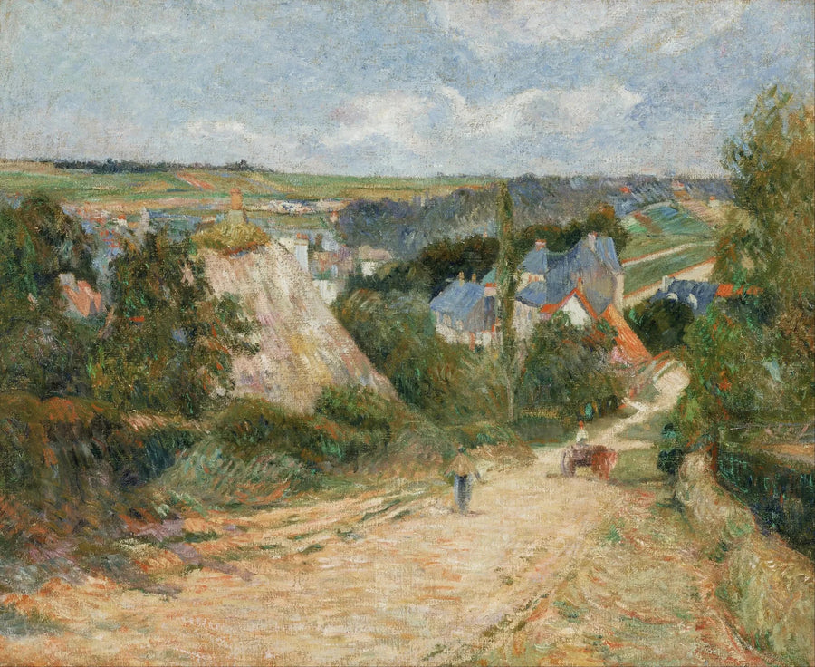 Entrada del pueblo de Osny - Paul Gauguin