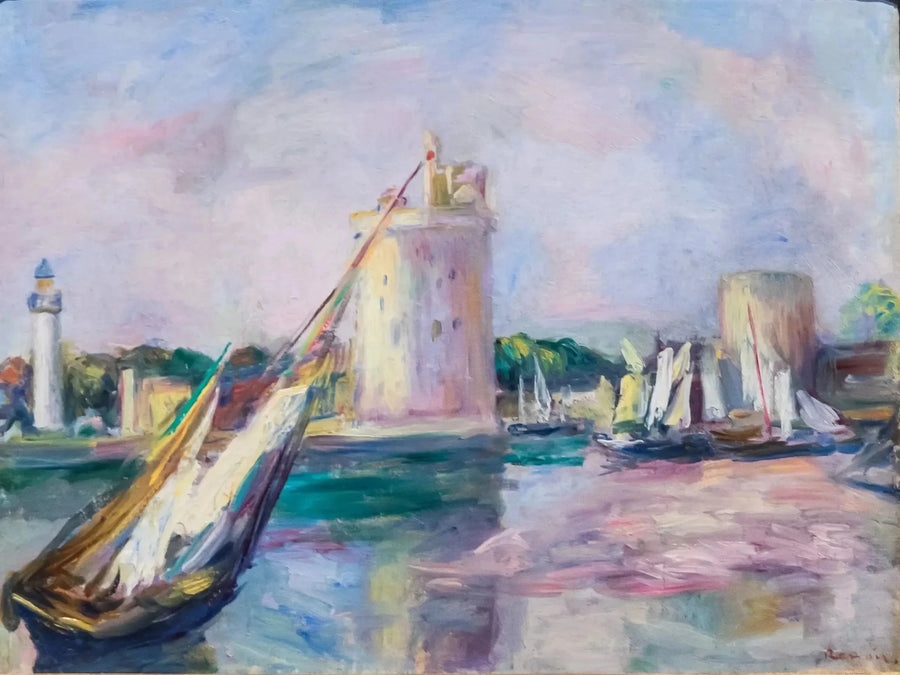 La Entrada del puerto de La Rochelle - Pierre-Auguste Renoir