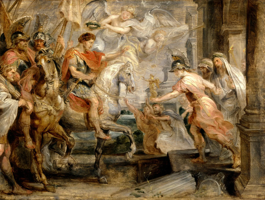 Entrada triunfal de Constantino en Roma - Peter Paul Rubens