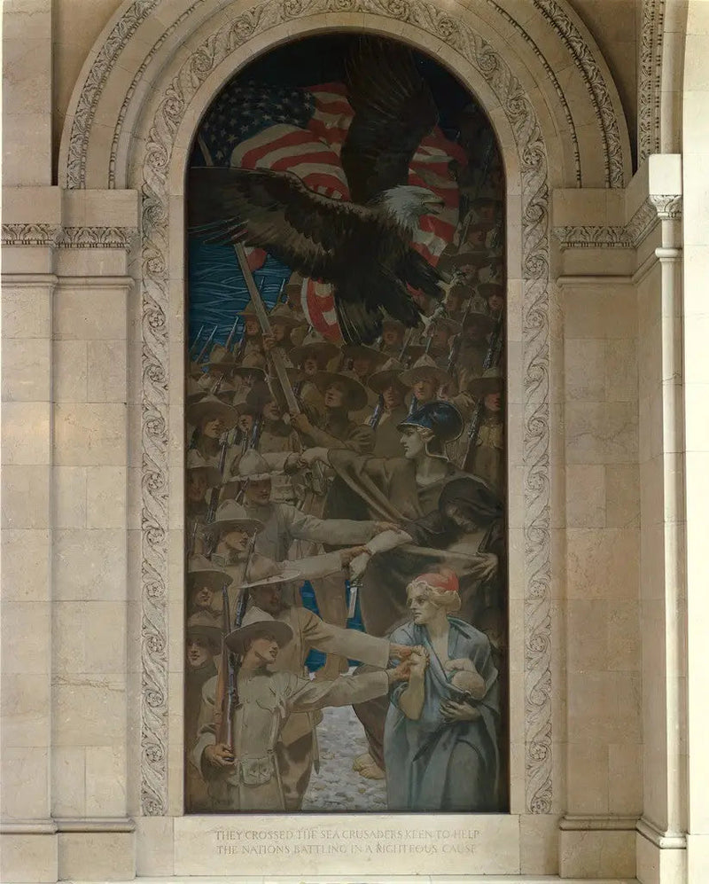 Entrar en guerra - John Singer Sargent