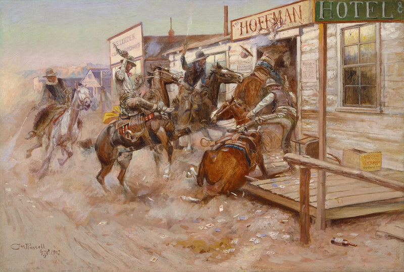 Entrar sin llamar - Charles Marion Russell