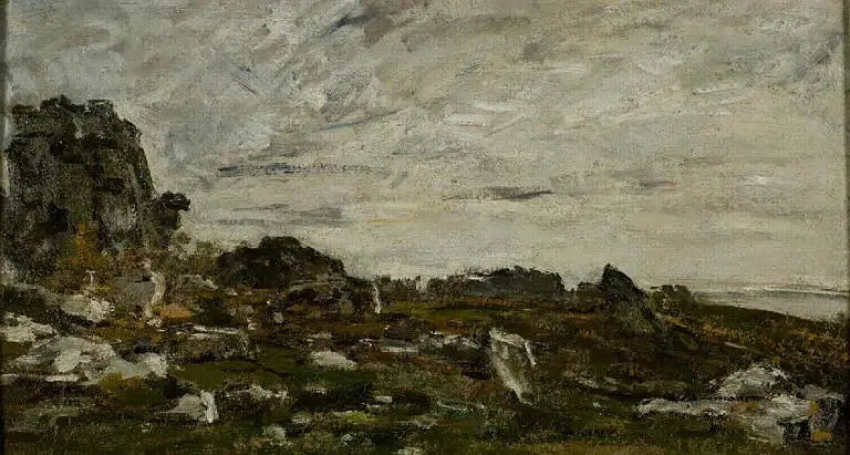 Alrededores de Plougastel - Eugène Boudin