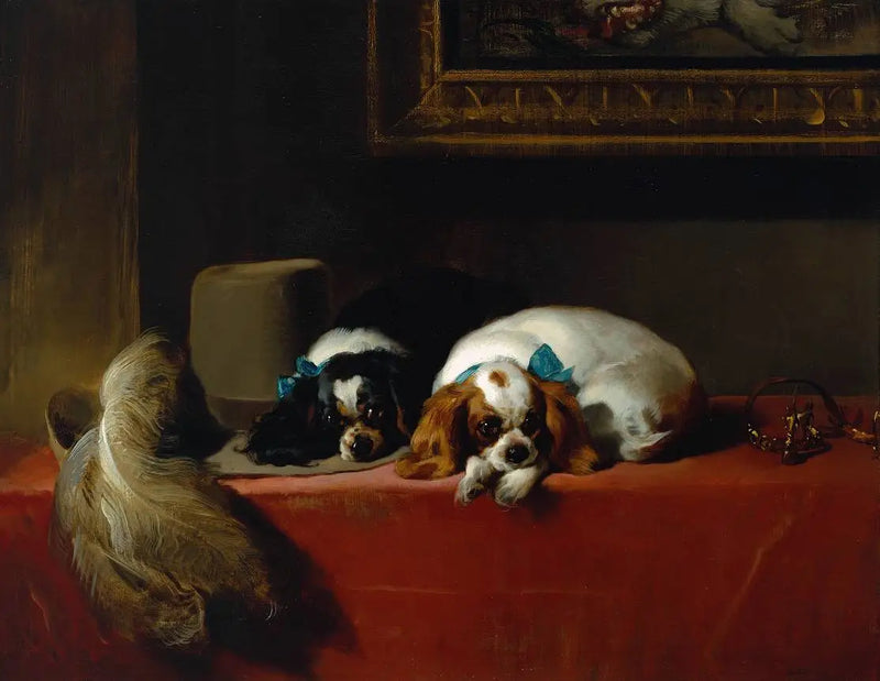 Epagneuls King Charles (« Los animales de compañía del caballero ») - Edwin Henry Landseer