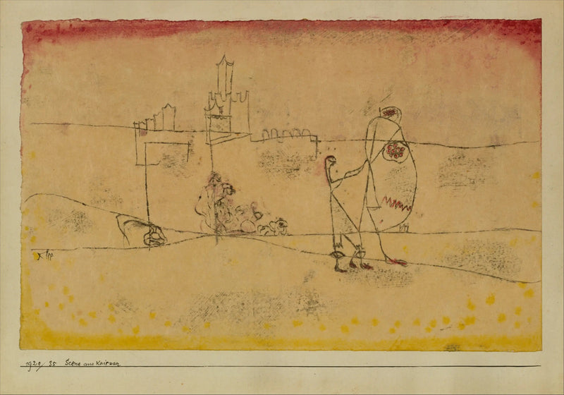 Episodio en Kairouan - Paul Klee