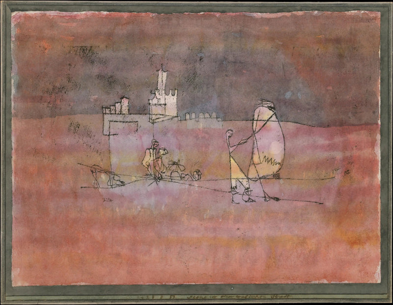 Episodio antes de una ciudad árabe - Paul Klee