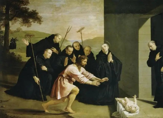 Episodios de la vida de san Benito: El niño resucitado - Philippe de Champaigne