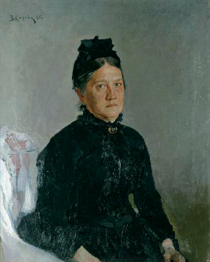 Esposa del director de la fábrica de Kostroma, Valentin Serov