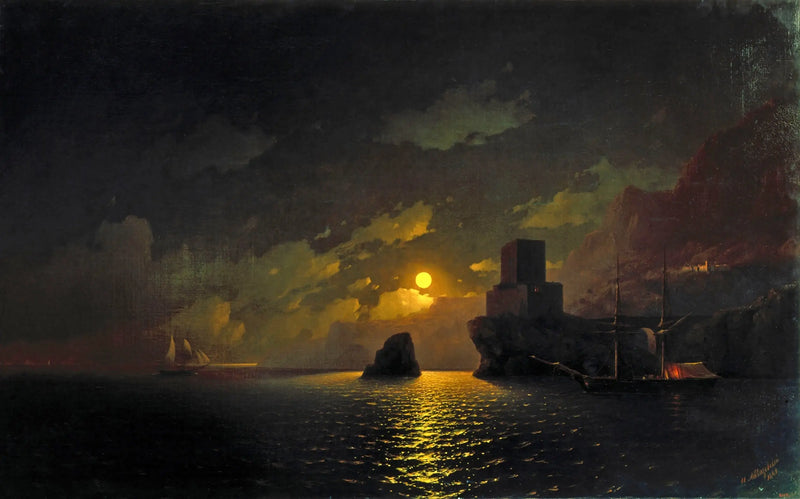 Escuadrón ruso en la rada de Sebastopol - Ivan Aivazovsky