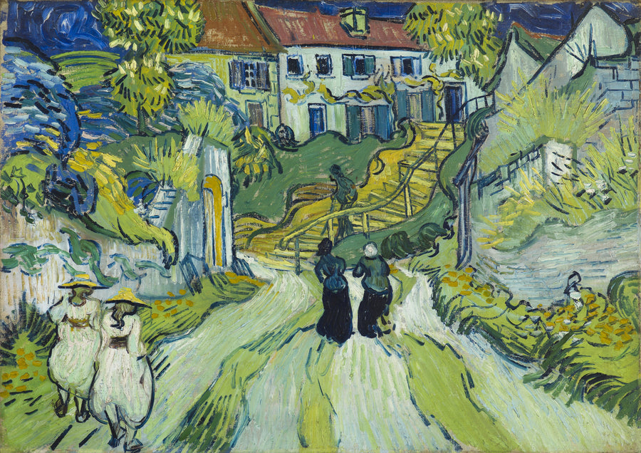 La Escalera de Auvers - Vincent van Gogh