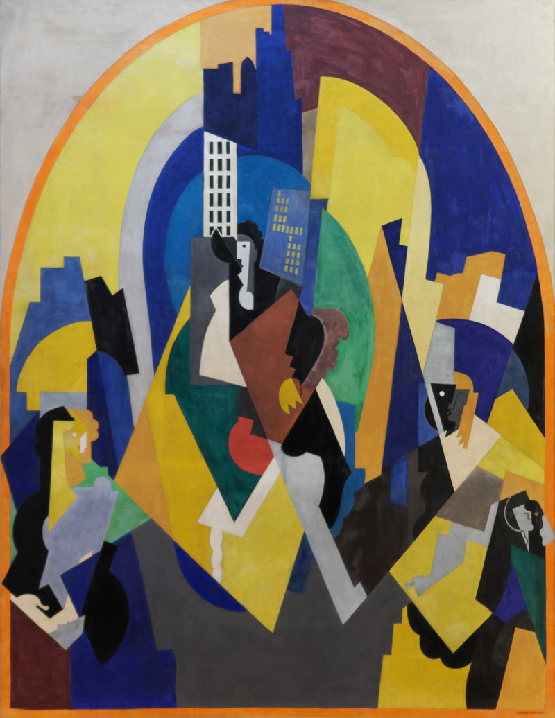 Espacio rítmico según el plano - Albert Gleizes