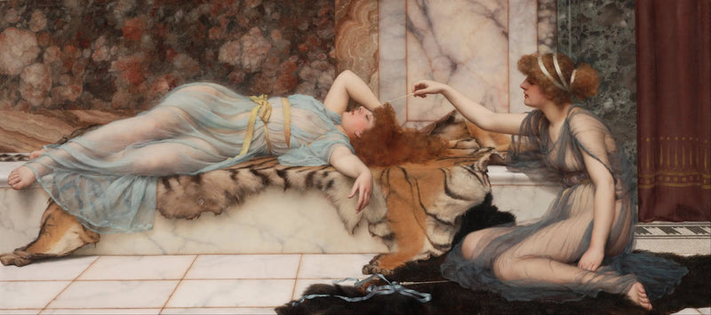 Espejismo y Reposo - John William Godward