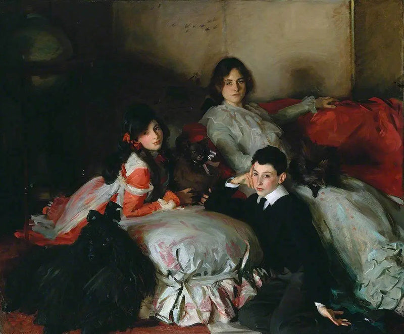 Essie, Ruby y Ferdinand, los hijos de Asher Wertheimer - John Singer Sargent