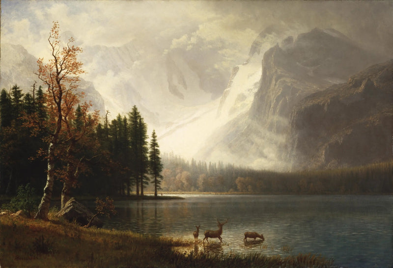 Estes Park, Colorado, lago Whyte - Albert Bierstadt