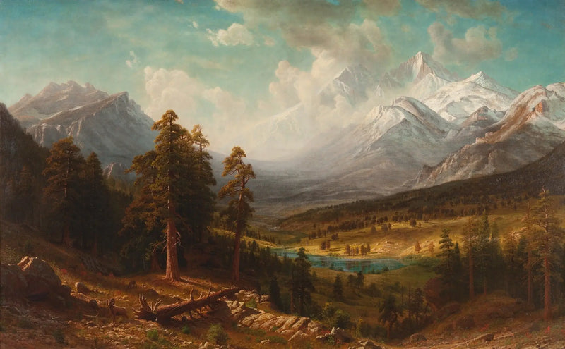 Estes Park, Pico Long's - Albert Bierstadt