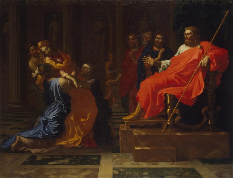 Esther ante Asuero - Nicolas Poussin