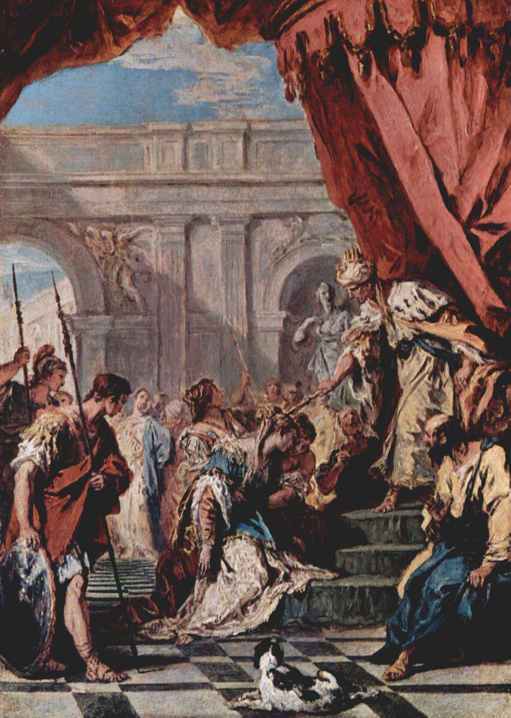 Esther devant Assuérus - Sebastiano Ricci image 1 reproduction de peinture à l’huile