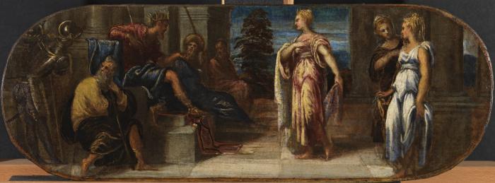 Ester y Asuero o Salomón y la reina de Saba - Jacopo Tintoretto