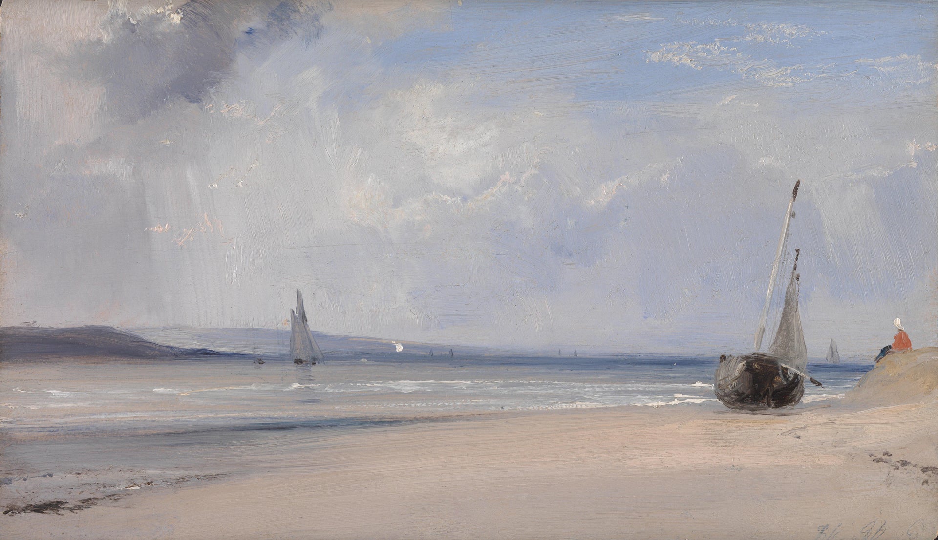 Un estuaire dans le nord de la France - Richard Parkes Bonington