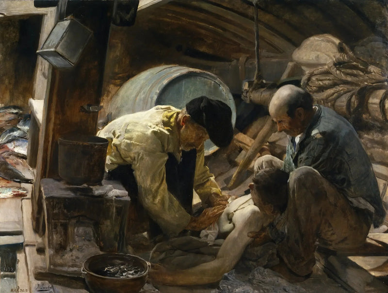 ¡Y además dicen que el pescado es caro! - Joaquín Sorolla