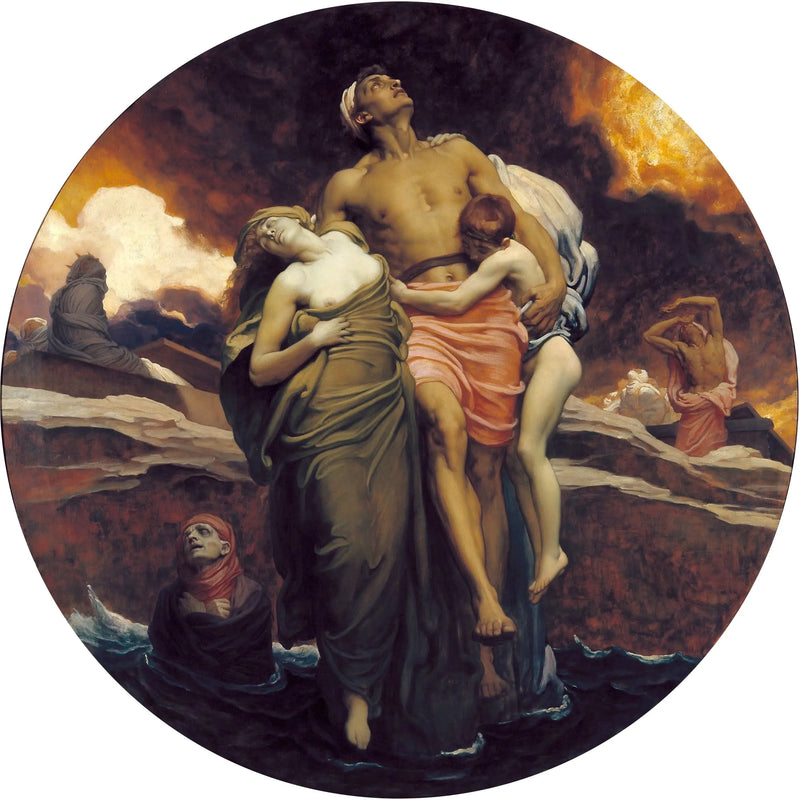 Y el mar devolvió a los muertos que estaban en él - Frederic Leighton