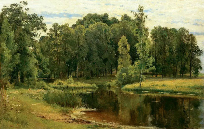 Estanque en el antiguo parque - Ivan Chichkine