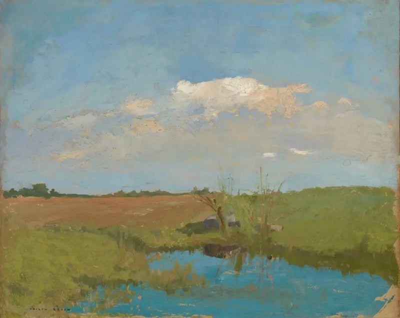 Estanque en Landes - Odilon Redon