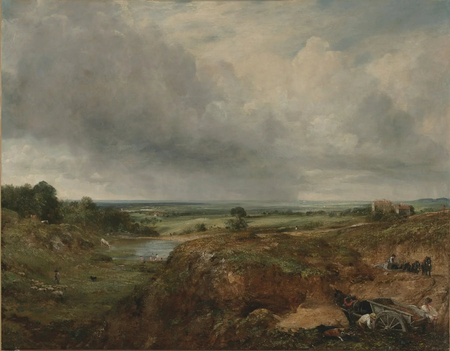 Estanque de Branch Hill, Hampstead Heath (1824) - John Constable