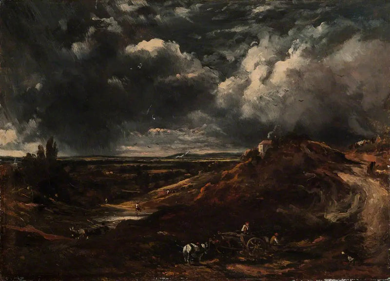 Estanque de Branch Hill, Hampstead Heath - John Constable