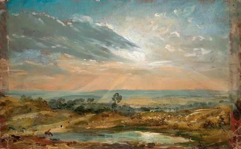 Estanque de Branch Hill, Hampstead - John Constable