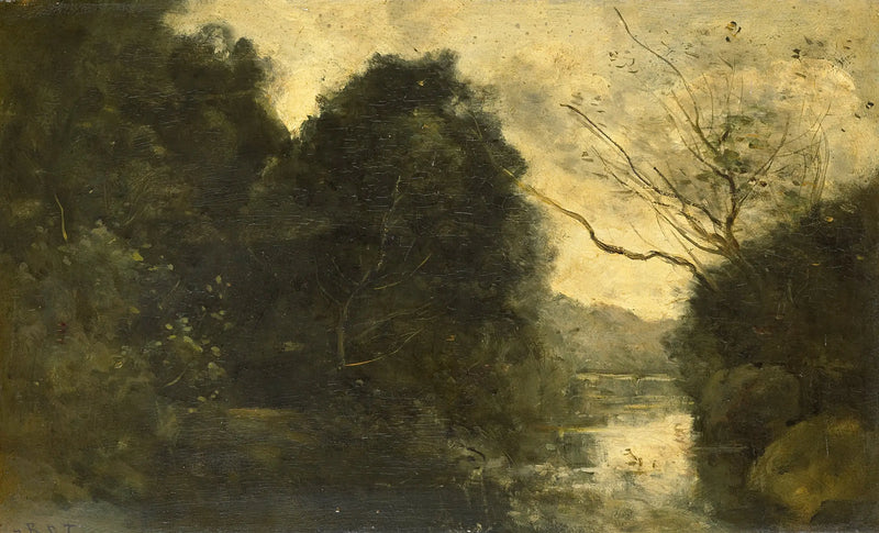 Estanque Forestal - Jean-Baptiste Camille Corot