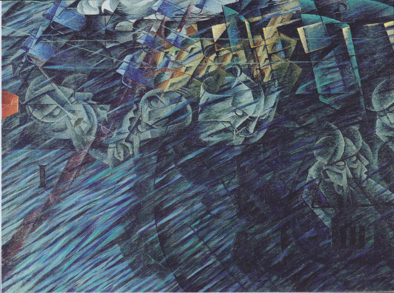 Estados de alma II: Los que se van - Umberto Boccioni