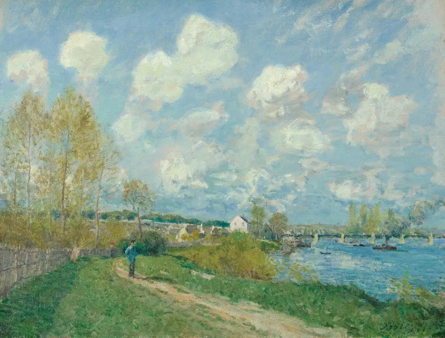 Verano en Bougival - Alfred Sisley
