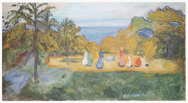 Verano en el parque (Fresno Linde) - Edvard Munch