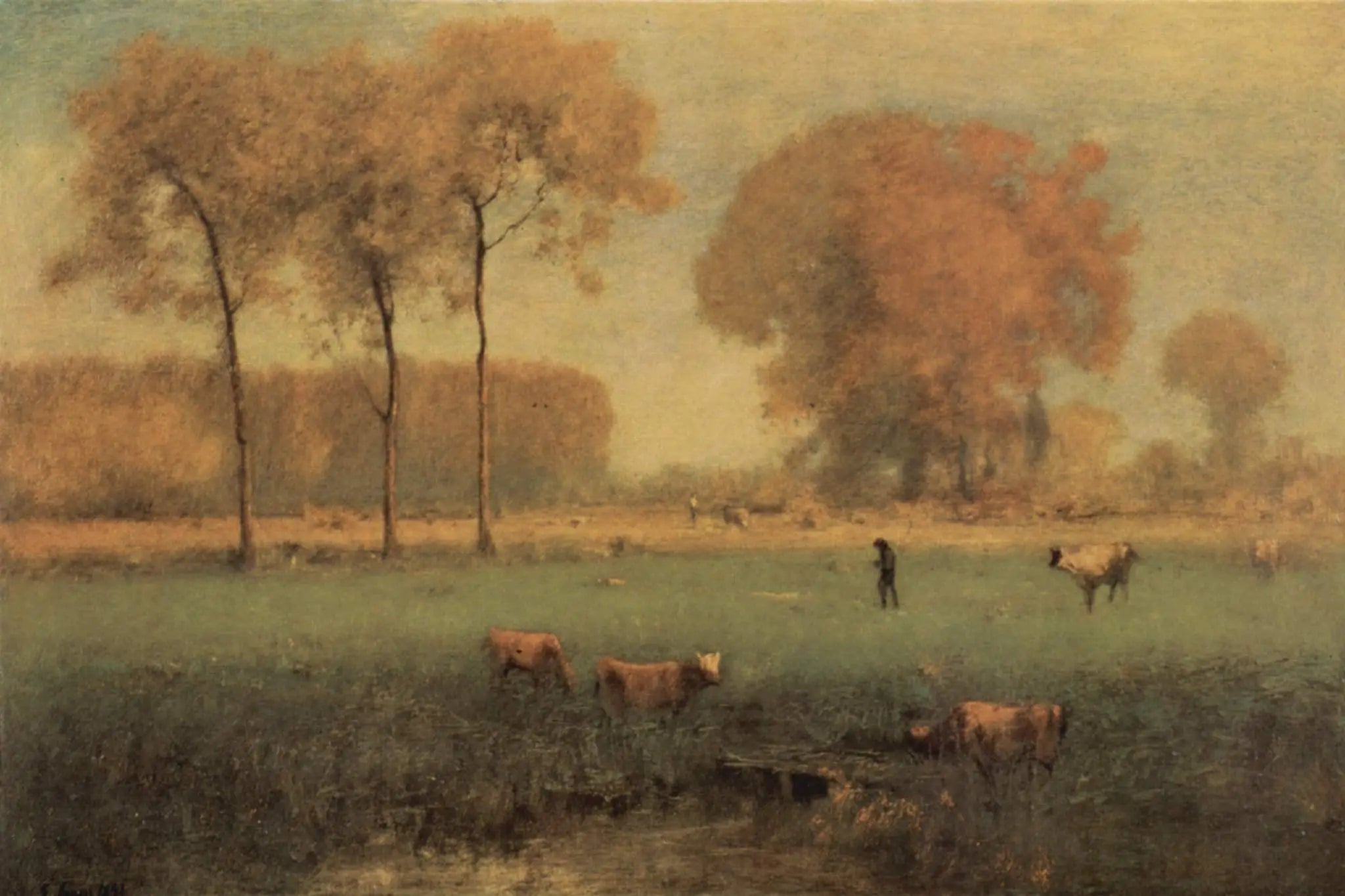 Été indien - George Inness - Alpha Reproduction