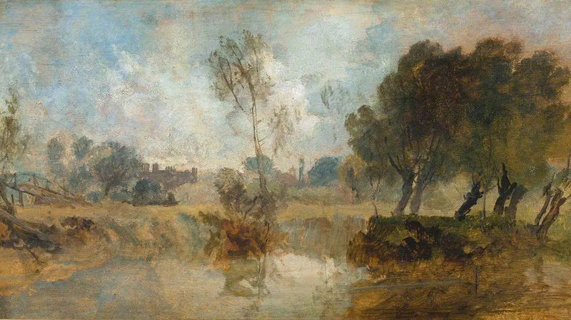 Eton, desde el río - J. M. W. Turner