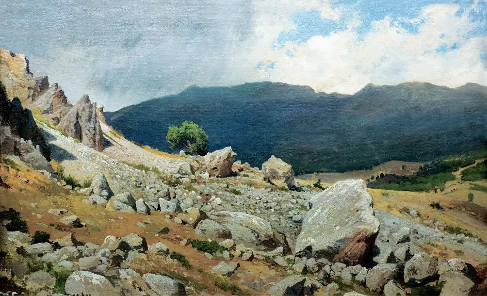 Étude des quartiers de Gurzuf - Ivan Chichkine - Alpha Reproduction