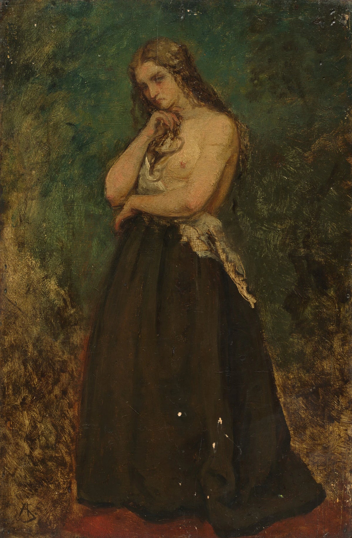Estudio de un modelo - Alfred Stevens