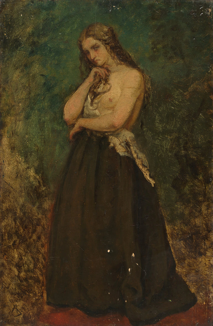 Estudio de un modelo - Alfred Stevens