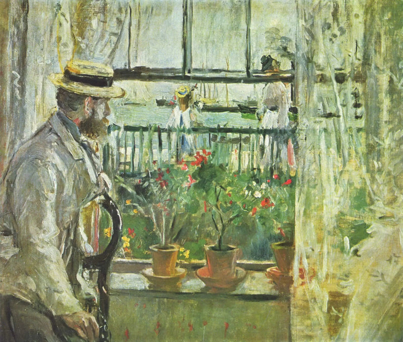 Eugène Manet en la isla de Wight - Berthe Morisot