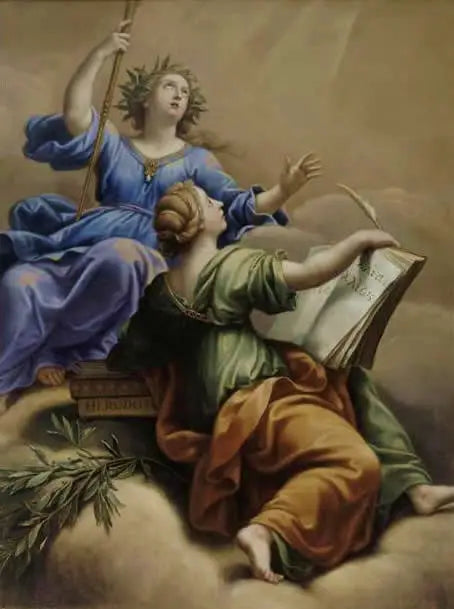 Euterpe y Clio - Pierre Mignard