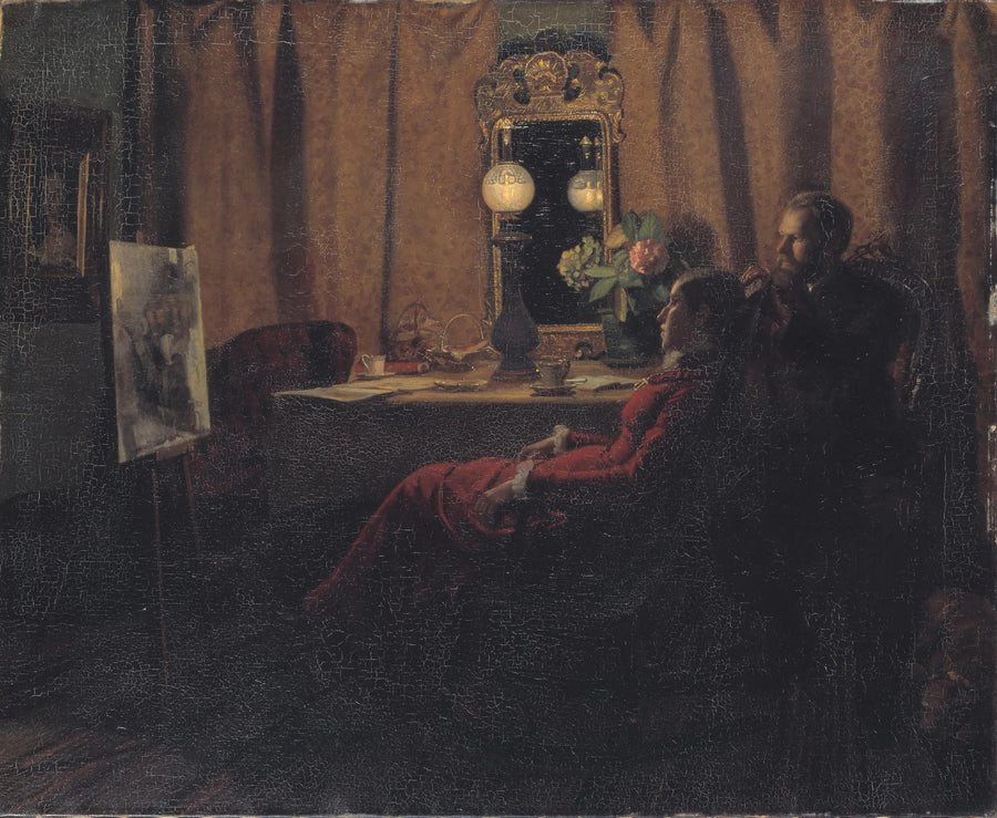 Evaluación del trabajo del día - Anna Ancher