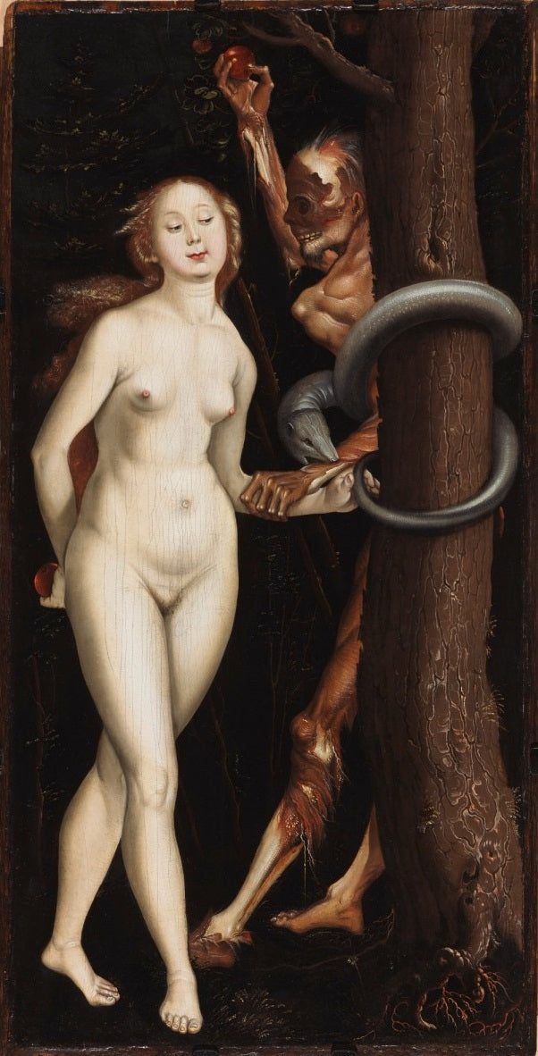 Eva, la serpiente y la muerte - Hans Baldung Grien