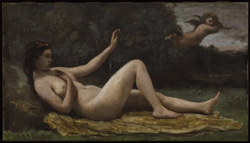 Evocación del amor - Jean-Baptiste Camille Corot