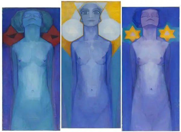 Évolution - Piet Mondrian image 1 reproduction réalisée par Alpha Reproduction
