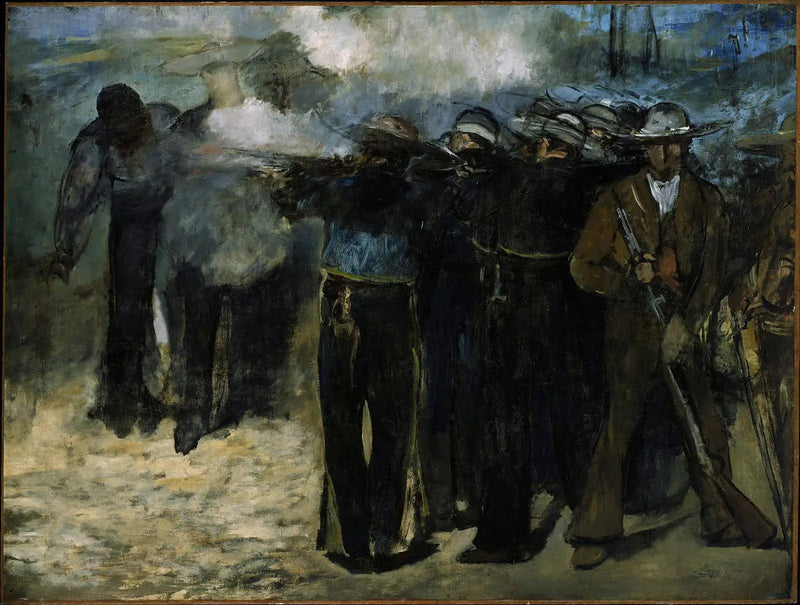 Ejecución del Emperador Maximiliano de México - Édouard Manet