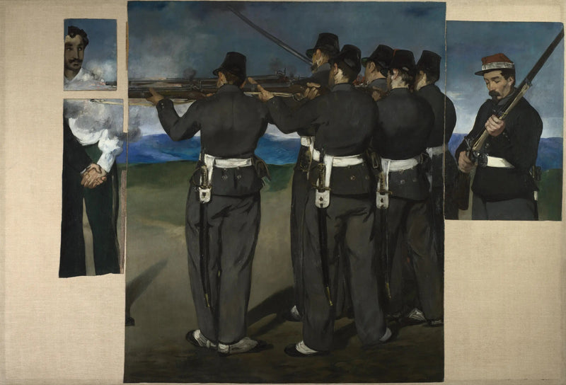 Ejecución del Emperador Maximiliano de México - Édouard Manet
